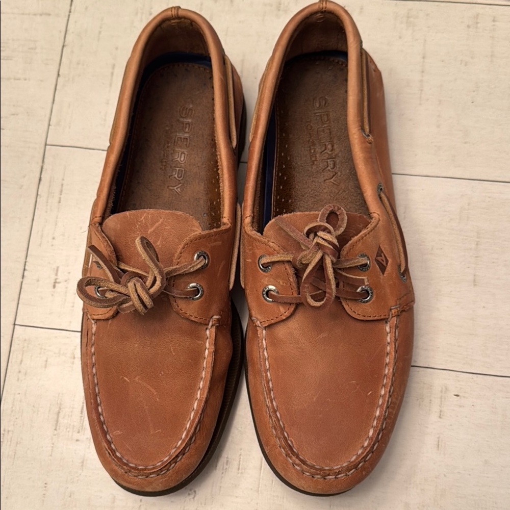Sperry Men's Tan Boat Shoes 9.5